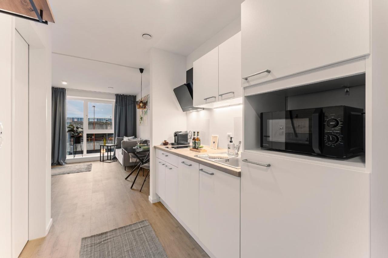 Modernes Apartment Am Gleispark أولدنبورغ المظهر الخارجي الصورة