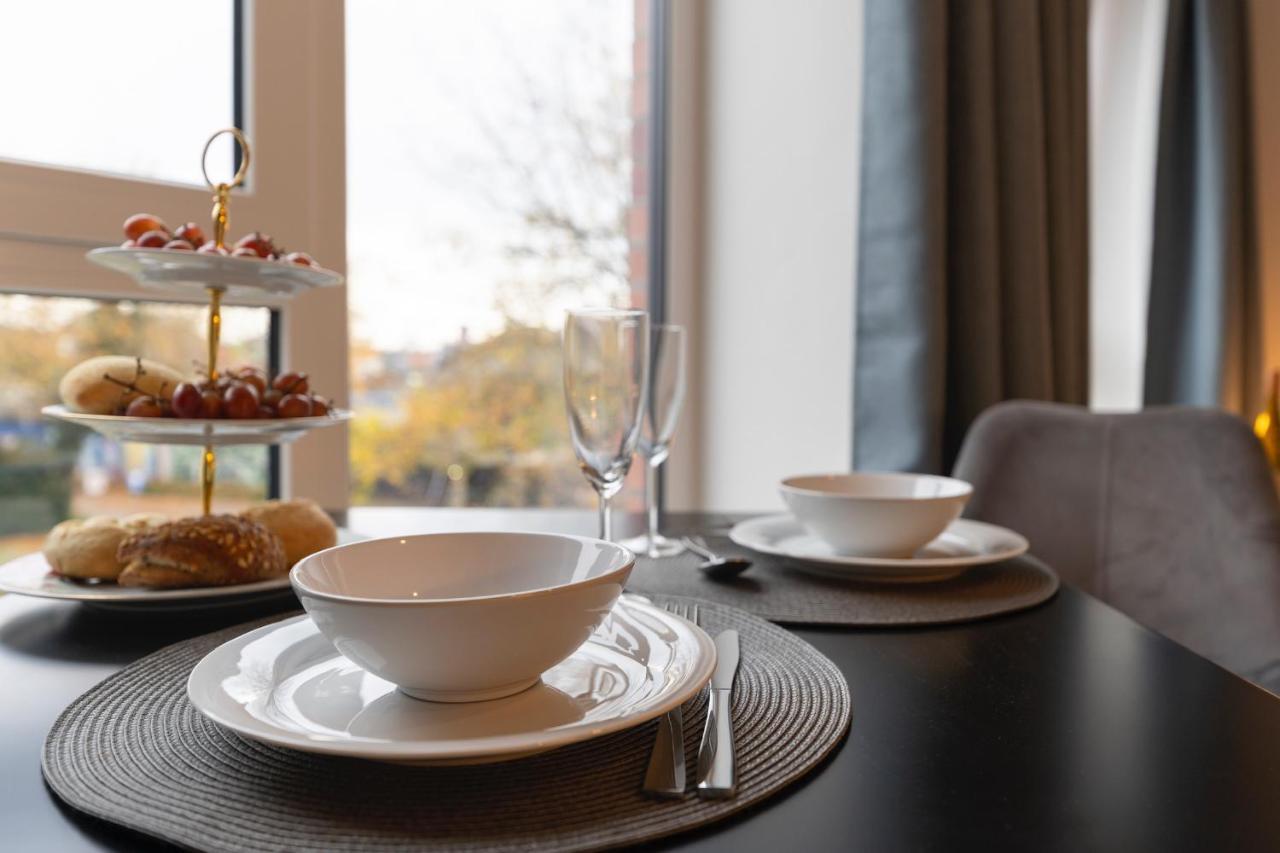 Modernes Apartment Am Gleispark أولدنبورغ المظهر الخارجي الصورة